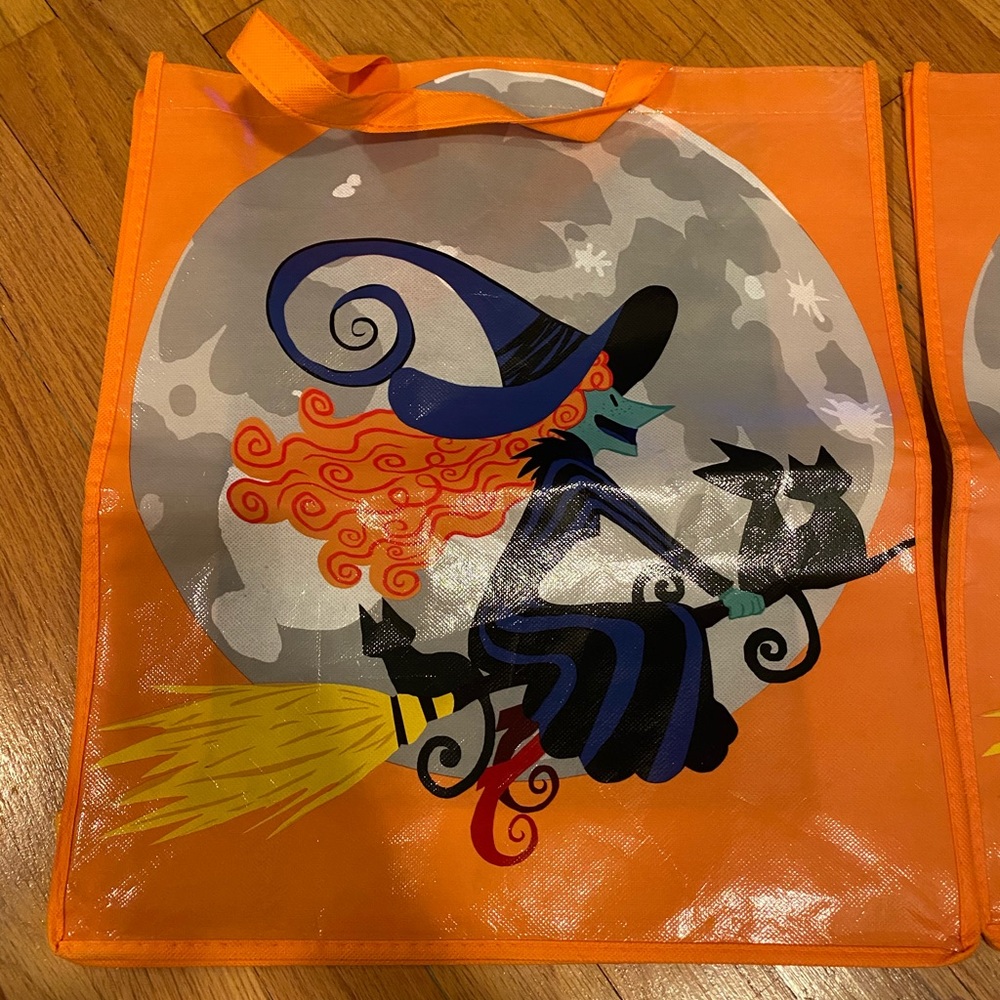 (2) Adorable Witch Reusable Trick or Treat Bags!!!